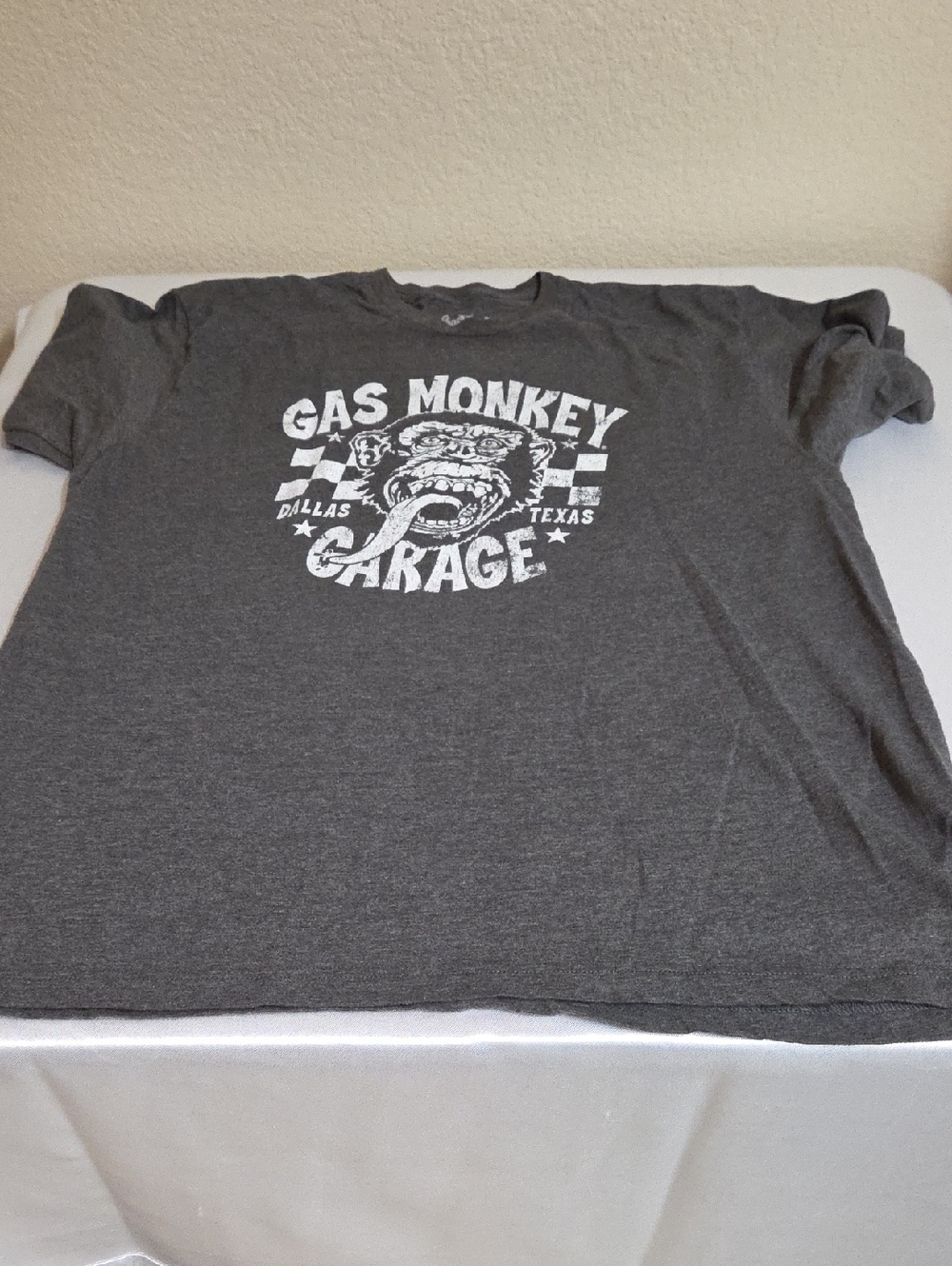 Garage Charcoal Gray Gas Monkey Graphic Short Sleeve Tee
